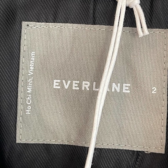 Everlane The ’80s Blazer Jacket Long Sleeve Black Women's Size 2 NWOT - Picture 11 of 11